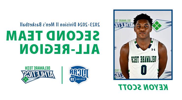 Sophomore guard Keyon Scott was named National Junior College Athletic Association (NJCAA) Region 19 Division II Men’s Basketball Second Team All-Region.